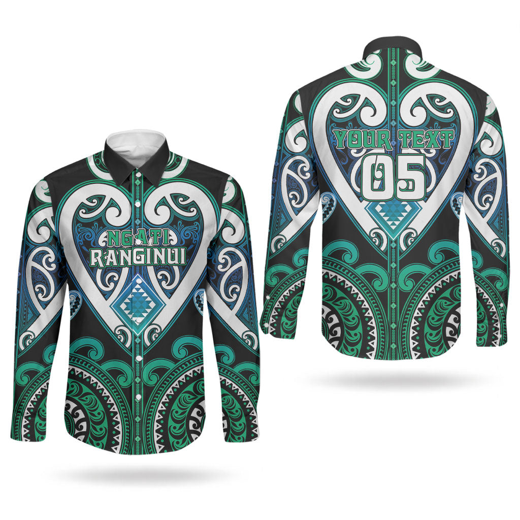 Custom Aotearoa Ngati Ranginui Couples Matching Short Sleeve Bodycon Dress and Long Sleeve Button Shirt Maori Tribal Pattern LT05 - Polynesian Pride