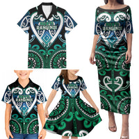 Custom Aotearoa Ngati Ranginui Family Matching Puletasi and Hawaiian Shirt Maori Tribal Pattern LT05 - Polynesian Pride
