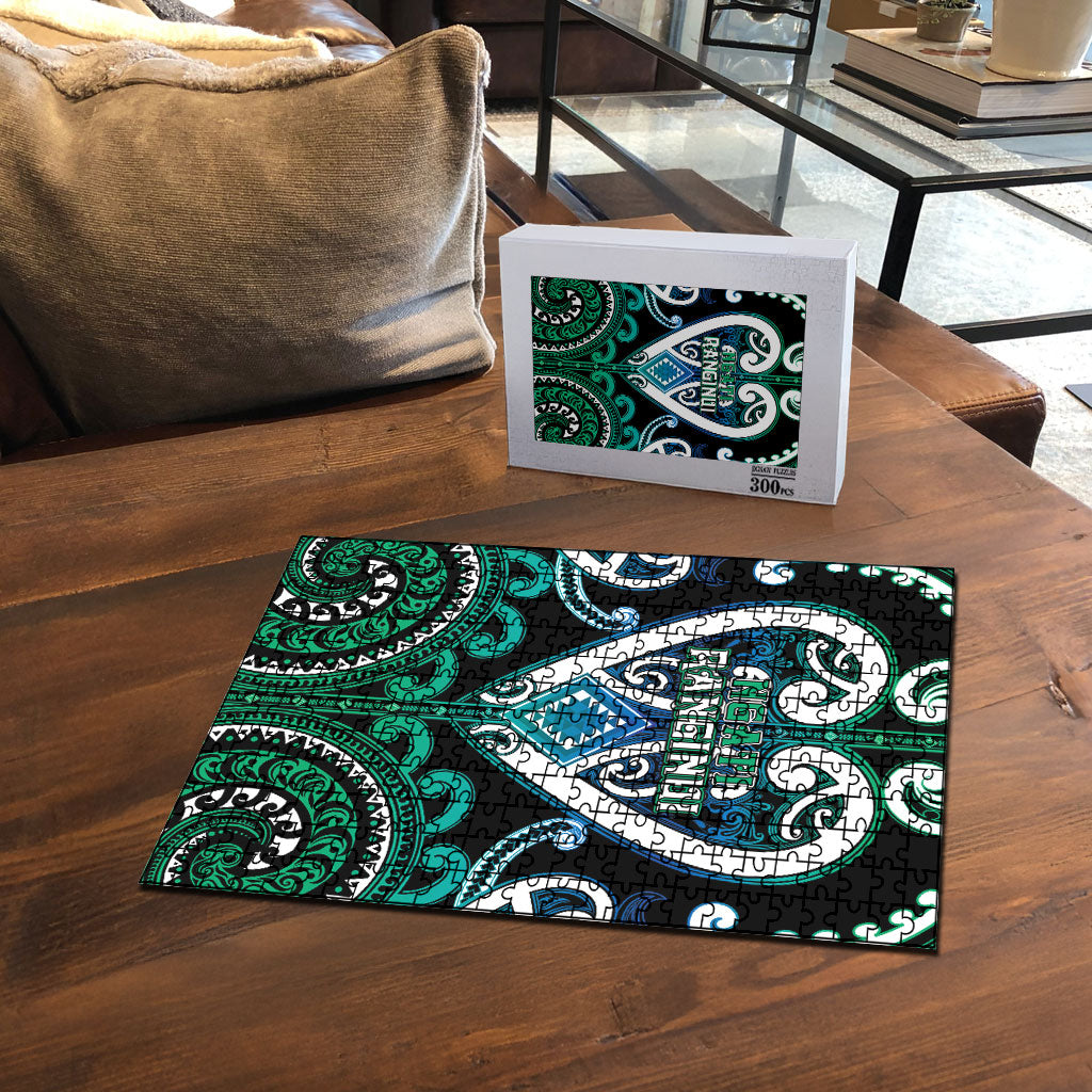 Aotearoa Ngati Ranginui Puzzle Maori Tribal Pattern LT05 - Polynesian Pride