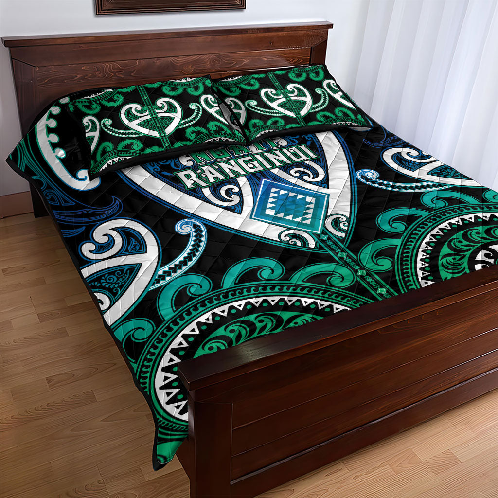 Aotearoa Ngati Ranginui Quilt Bed Set Maori Tribal Pattern LT05 - Polynesian Pride