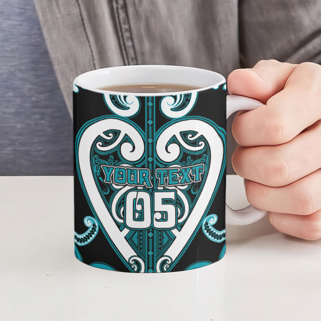 Custom Aotearoa Tapuika Ceramic Mug Maori Tribal Pattern LT05 - Polynesian Pride