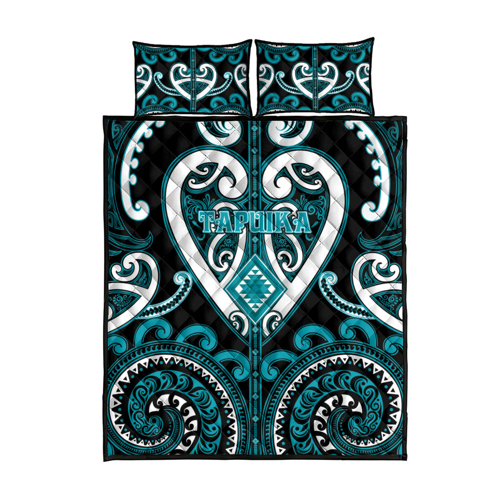 Aotearoa Tapuika Quilt Bed Set Maori Tribal Pattern LT05 - Polynesian Pride