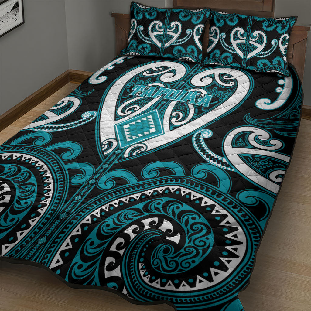 Aotearoa Tapuika Quilt Bed Set Maori Tribal Pattern LT05 - Polynesian Pride
