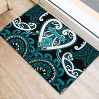 Aotearoa Tapuika Rubber Doormat Maori Tribal Pattern LT05 - Polynesian Pride