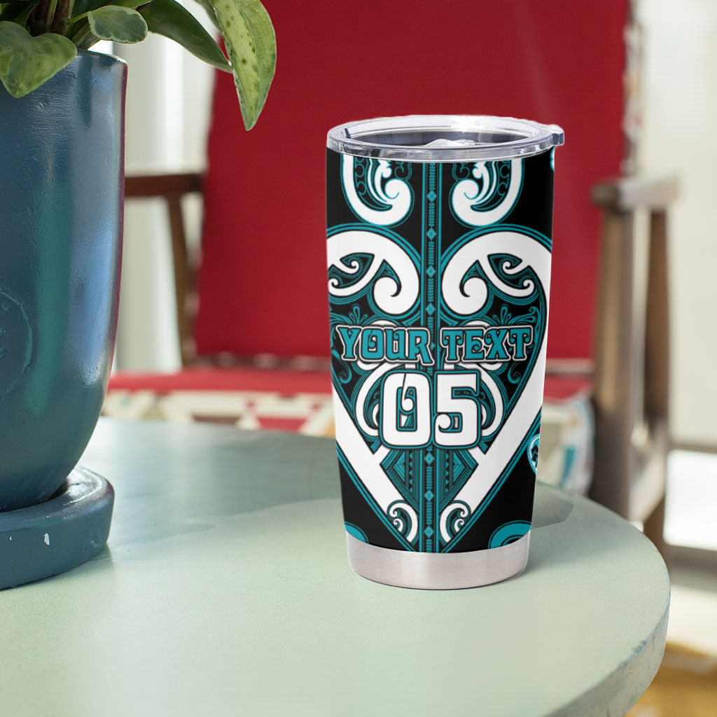 Custom Aotearoa Tapuika Tumbler Cup Maori Tribal Pattern LT05 - Polynesian Pride