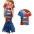 Personalized Samoa Couples Matching Mermaid Dress and Hawaiian Shirt Teuila Torch Ginger Mix Polynesian Tribal LT05 - Polynesian Pride