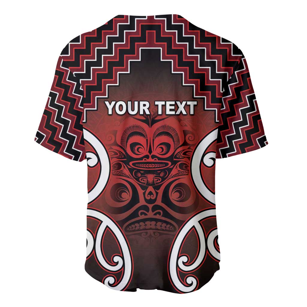 Personalised Aotearoa Mana Motuhake Baseball Jersey Poutama With Maori Pattern - Polynesian Pride