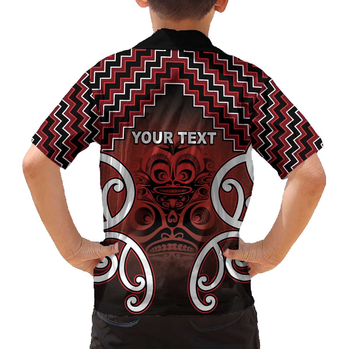 Personalised Aotearoa Mana Motuhake Family Matching Off The Shoulder Long Sleeve Dress and Hawaiian Shirt Poutama With Maori Pattern - Polynesian Pride