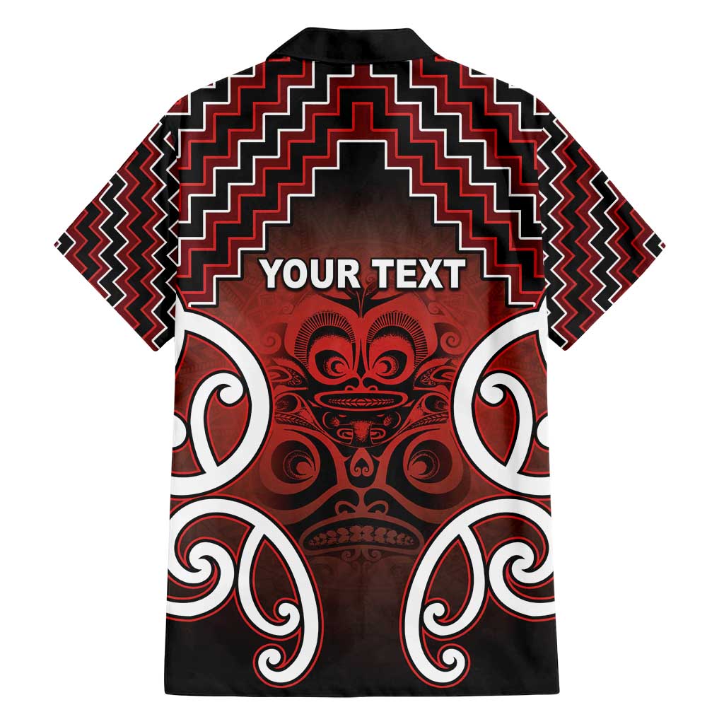 Personalised Aotearoa Mana Motuhake Family Matching Off Shoulder Short Dress and Hawaiian Shirt Poutama With Maori Pattern - Polynesian Pride