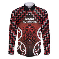 Personalised Aotearoa Mana Motuhake Family Matching Puletasi and Hawaiian Shirt Poutama With Maori Pattern - Polynesian Pride