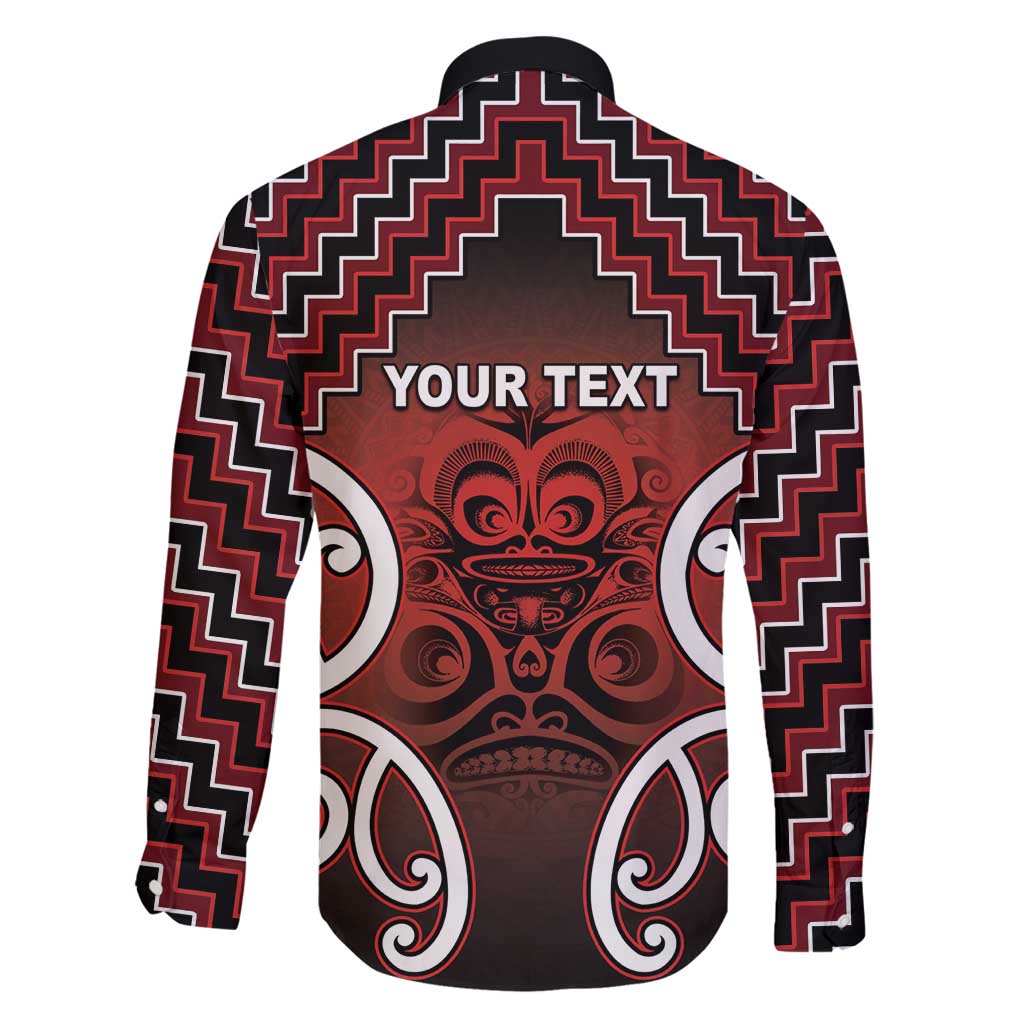 Personalised Aotearoa Mana Motuhake Family Matching Puletasi and Hawaiian Shirt Poutama With Maori Pattern - Polynesian Pride