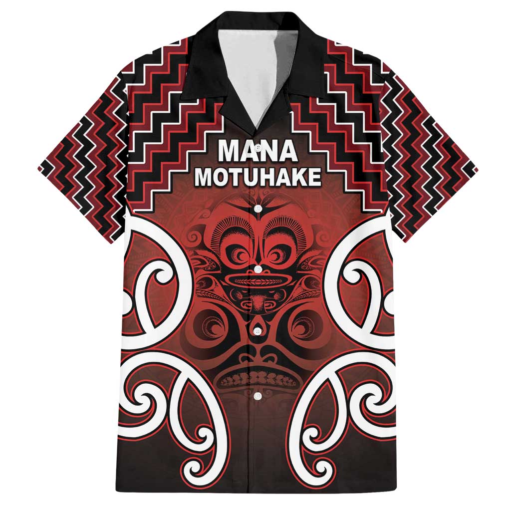 Personalised Aotearoa Mana Motuhake Family Matching Tank Maxi Dress and Hawaiian Shirt Poutama With Maori Pattern - Polynesian Pride
