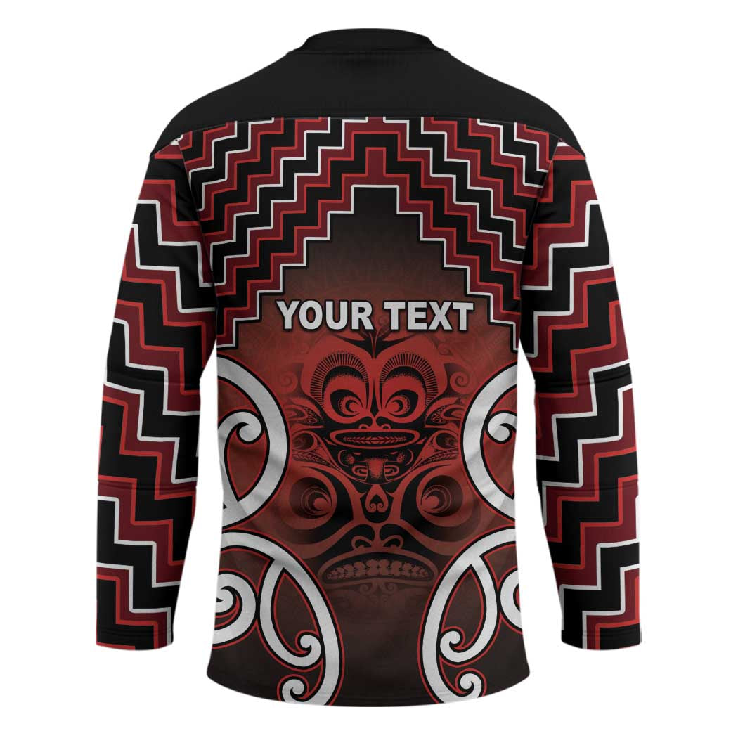 Personalised Aotearoa Mana Motuhake Hockey Jersey Poutama With Maori Pattern - Polynesian Pride