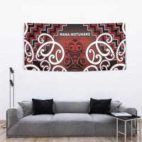 Aotearoa Mana Motuhake Tapestry Poutama With Maori Pattern LT05 - Polynesian Pride