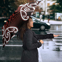 Aotearoa Mana Motuhake Umbrella Poutama With Maori Pattern - Polynesian Pride