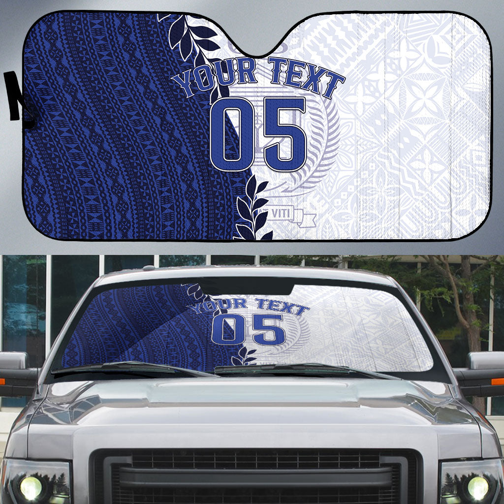 Custom Fiji Queen Victoria School Auto Sun Shade 120 Years Anniversary