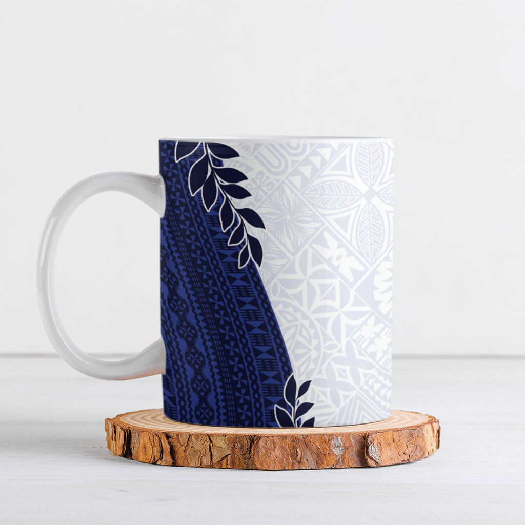 Custom Fiji Queen Victoria School Ceramic Mug 120 Years Anniversary LT05 White - Polynesian Pride