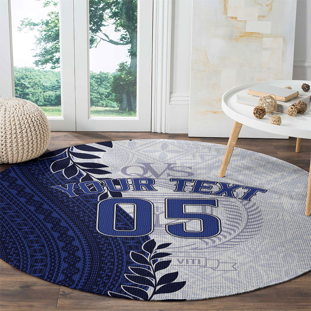 Custom Fiji Queen Victoria School Round Carpet 120 Years Anniversary LT05 - Polynesian Pride