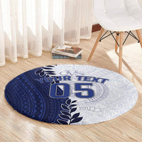 Custom Fiji Queen Victoria School Round Carpet 120 Years Anniversary LT05 - Polynesian Pride