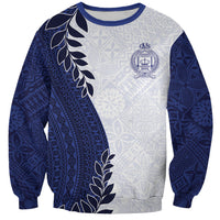 Custom Fiji Queen Victoria School Sweatshirt 120 Years Anniversary LT05 Unisex White - Polynesian Pride
