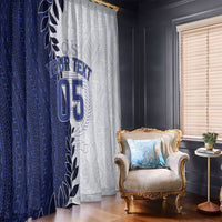 Custom Fiji Queen Victoria School Window Curtain 120 Years Anniversary LT05 - Polynesian Pride