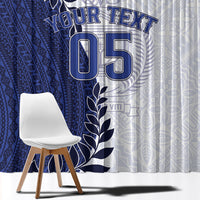 Custom Fiji Queen Victoria School Window Curtain 120 Years Anniversary LT05 - Polynesian Pride