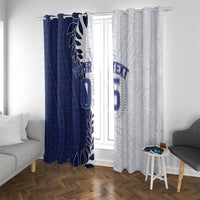Custom Fiji Queen Victoria School Window Curtain 120 Years Anniversary LT05 With Grommets White - Polynesian Pride