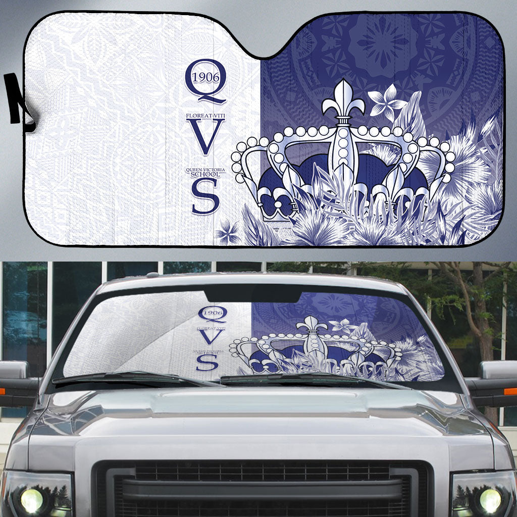 Fiji Queen Victoria School 1906 Auto Sun Shade Floreat Viti