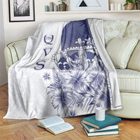 Fiji Queen Victoria School 1906 Blanket Floreat Viti LT05 Navy - Polynesian Pride