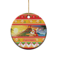 Hawaii Volcano Christmas Ceramic Ornament Have An Explosive Christmas LT05 - Polynesian Pride