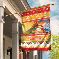 Hawaii Volcano Christmas Garden Flag Have An Explosive Christmas LT05 House Flag Red - Polynesian Pride