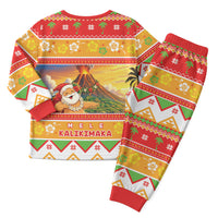 Hawaii Volcano Christmas Pajama Set Have An Explosive Christmas LT05 - Polynesian Pride