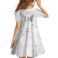 Lung Cancer Awareness Family Matching Long Sleeve Bodycon Dress and Hawaiian Shirt Never Give Up Polynesian Style LT05 - Polynesian Pride