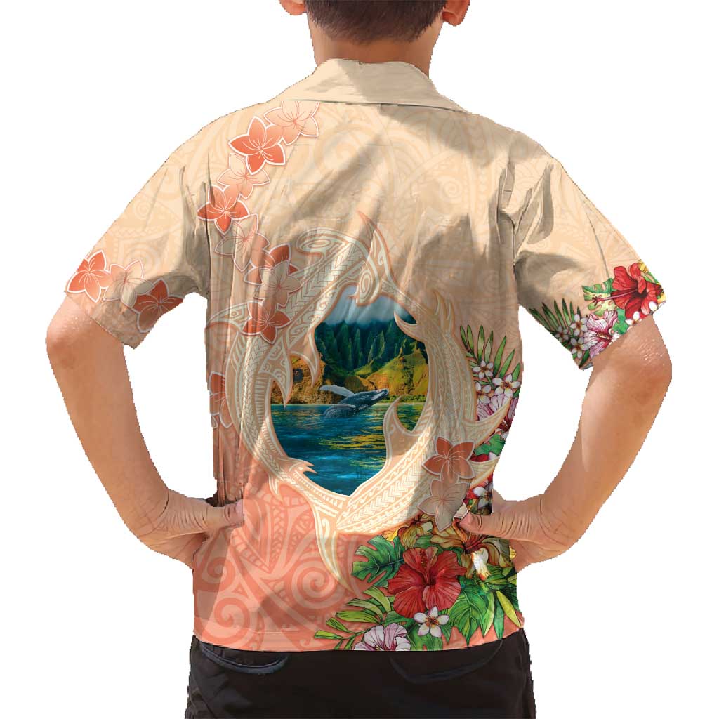 Hawaii Kauai Na Pali Coast Landscape Family Matching Puletasi and Hawaiian Shirt LT05 - Polynesian Pride