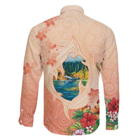Hawaii Kauai Na Pali Coast Landscape Family Matching Puletasi and Hawaiian Shirt LT05 - Polynesian Pride