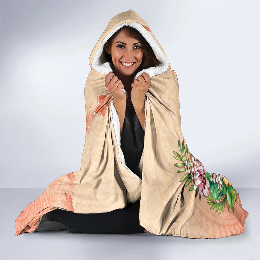Hawaii Kauai Na Pali Coast Landscape Hooded Blanket