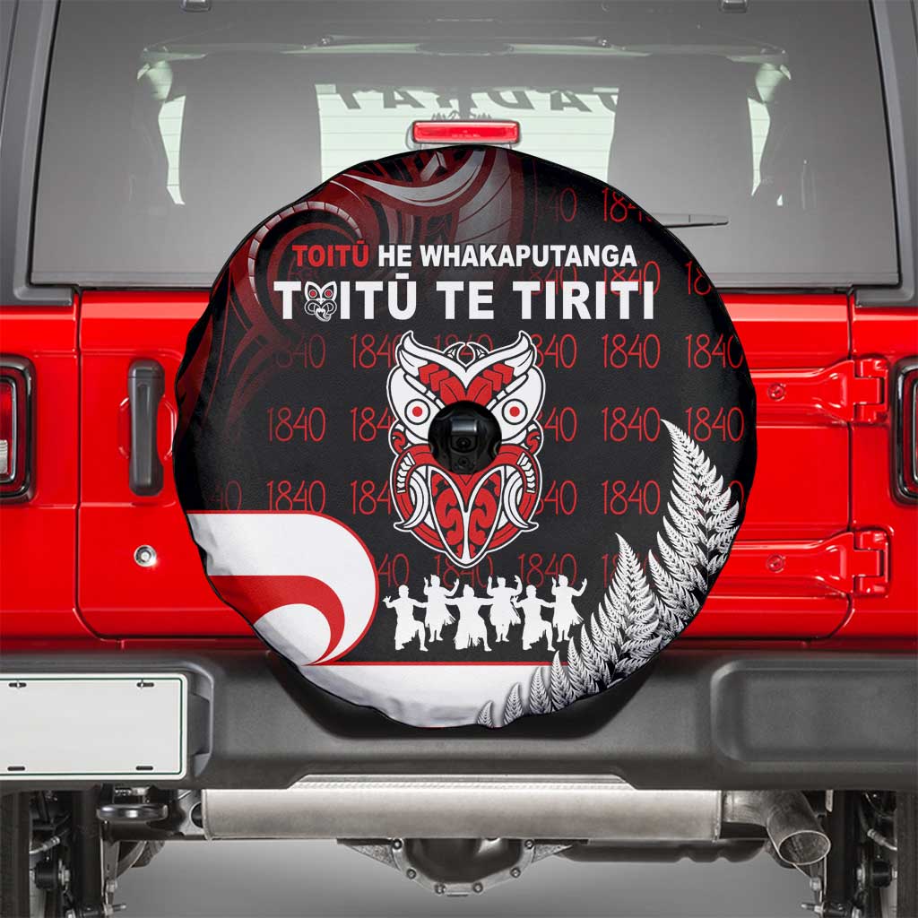 Aotearoa Toitu He Whakaputanga Spare Tire Cover Toitu Te Tiriti O Waitangi