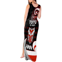 Aotearoa Toitu He Whakaputanga Tank Maxi Dress Toitu Te Tiriti O Waitangi