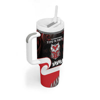 Aotearoa Toitu He Whakaputanga Tumbler With Handle Toitu Te Tiriti O Waitangi LT05 - Polynesian Pride