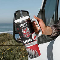 Aotearoa Toitu He Whakaputanga Tumbler With Handle Toitu Te Tiriti O Waitangi LT05 - Polynesian Pride