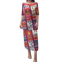 Wallis And Futuna Christmas Family Matching Puletasi and Hawaiian Shirt Festive Beach Vibes - Polynesian Pride