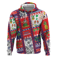 Wallis And Futuna Christmas Hoodie Festive Beach Vibes - Polynesian Pride