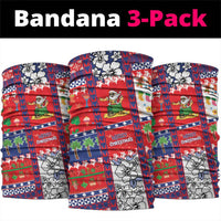 Wallis And Futuna Christmas Neck Gaiter Festive Beach Vibes - Polynesian Pride