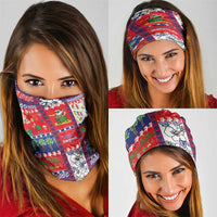 Wallis And Futuna Christmas Neck Gaiter Festive Beach Vibes - Polynesian Pride