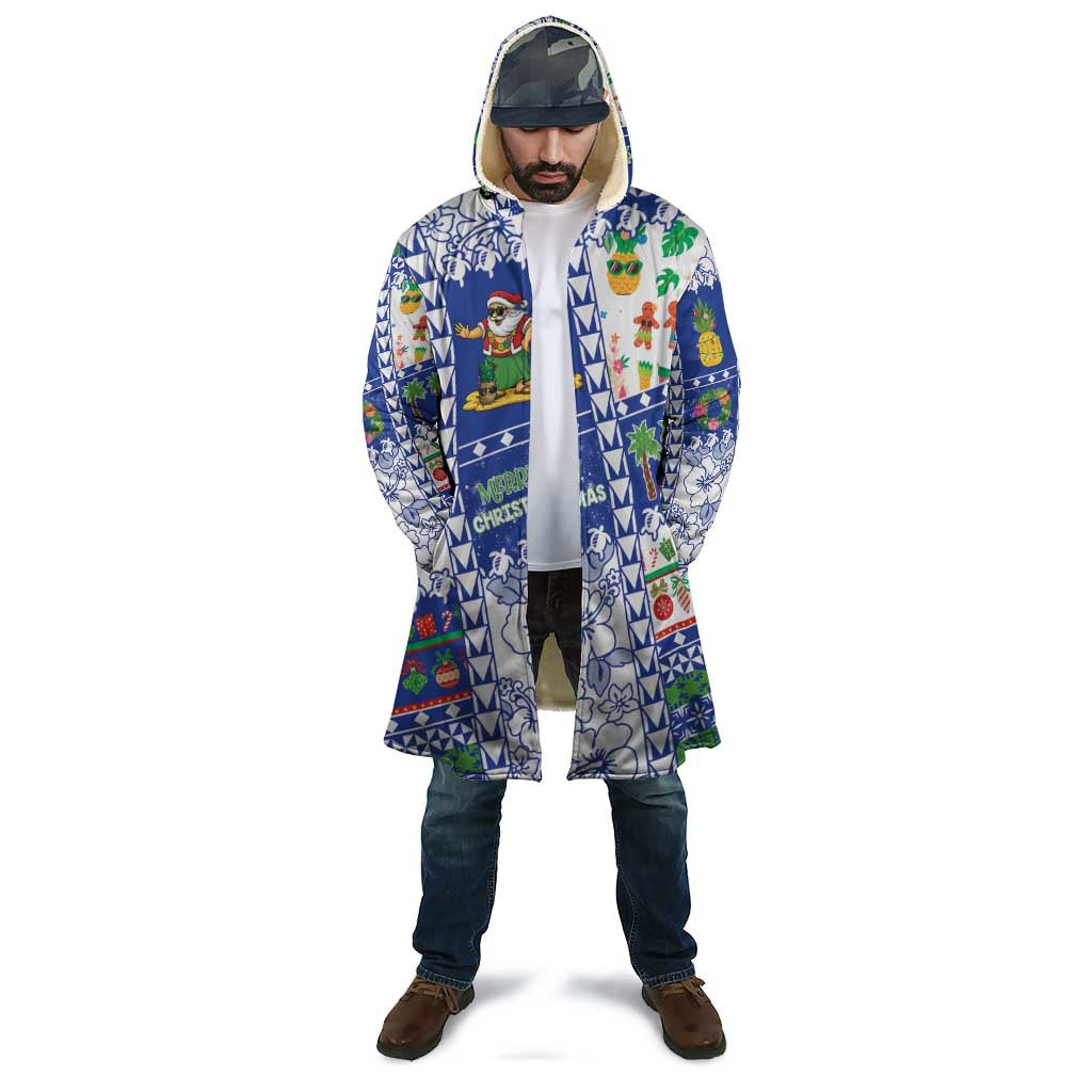 Northern Mariana Islands Christmas Cloak Festive Beach Vibes - Polynesian Pride