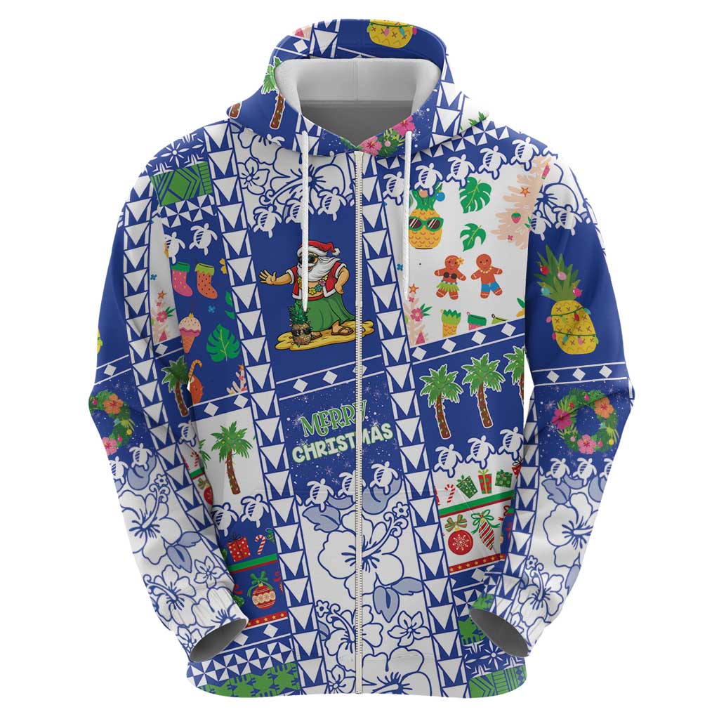 Northern Mariana Islands Christmas Hoodie Festive Beach Vibes - Polynesian Pride