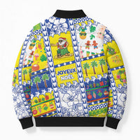 New Caledonia Christmas Bomber Puffer Jacket Festive Beach Vibes LT05 - Polynesian Pride