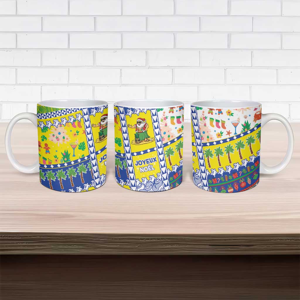 New Caledonia Christmas Ceramic Mug Festive Beach Vibes - Polynesian Pride