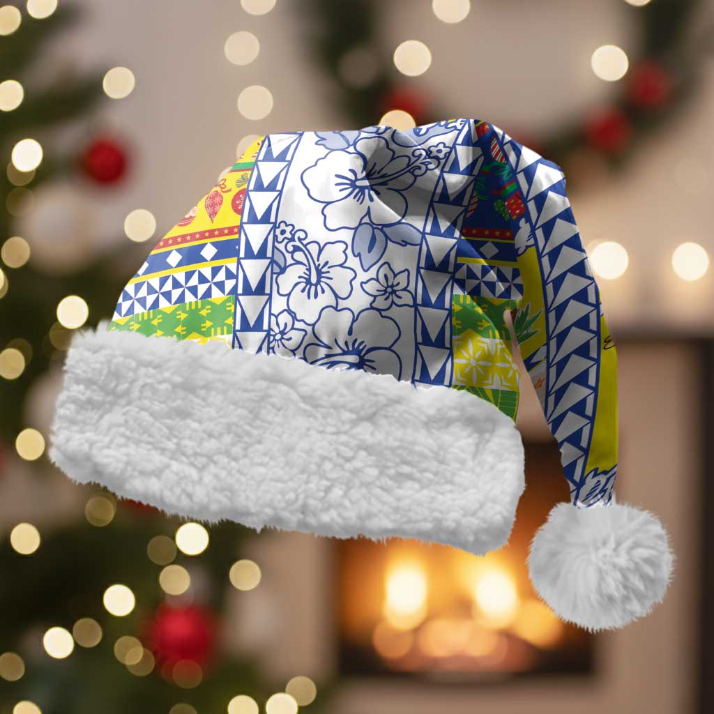 New Caledonia Christmas Santa Hat Festive Beach Vibes - Polynesian Pride
