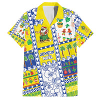 New Caledonia Christmas Family Matching Tank Maxi Dress and Hawaiian Shirt Festive Beach Vibes - Polynesian Pride